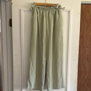 Lulu's Sage Green Relaxed Pants